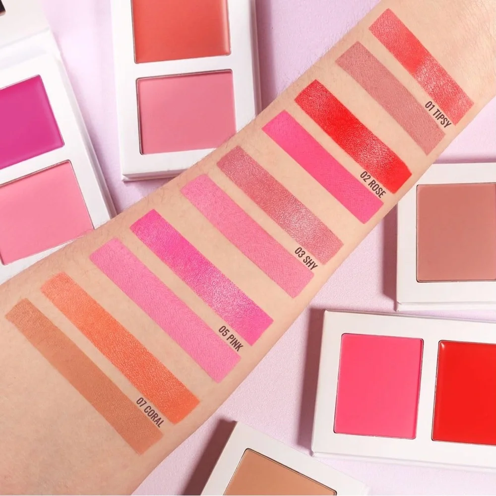 Blush Duo in Rosy Glow - Sheer Cream & Powder